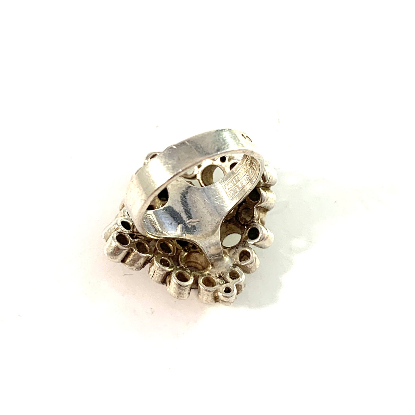 Erik Granit, Finland 1971 Modernist Sterling Silver Ring.