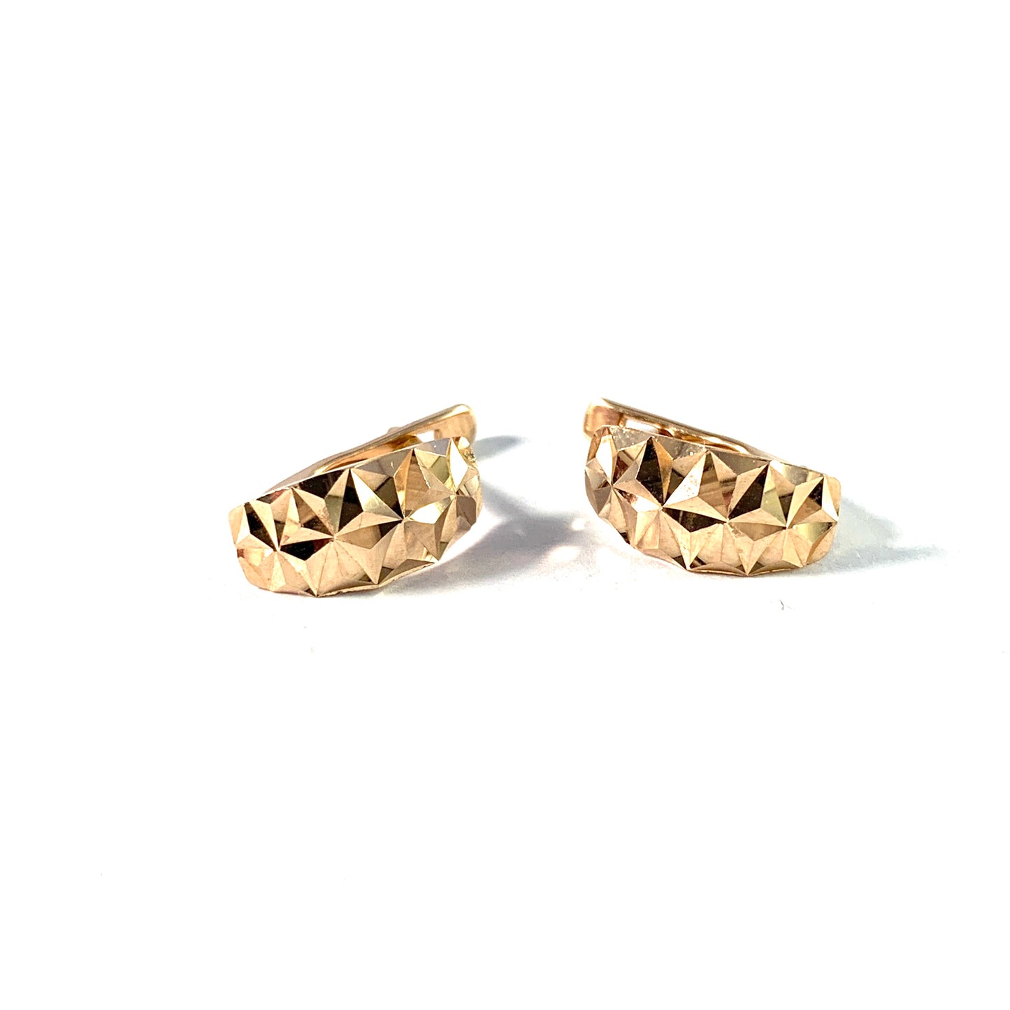 Poland. Vintage 14k Gold Earrings.