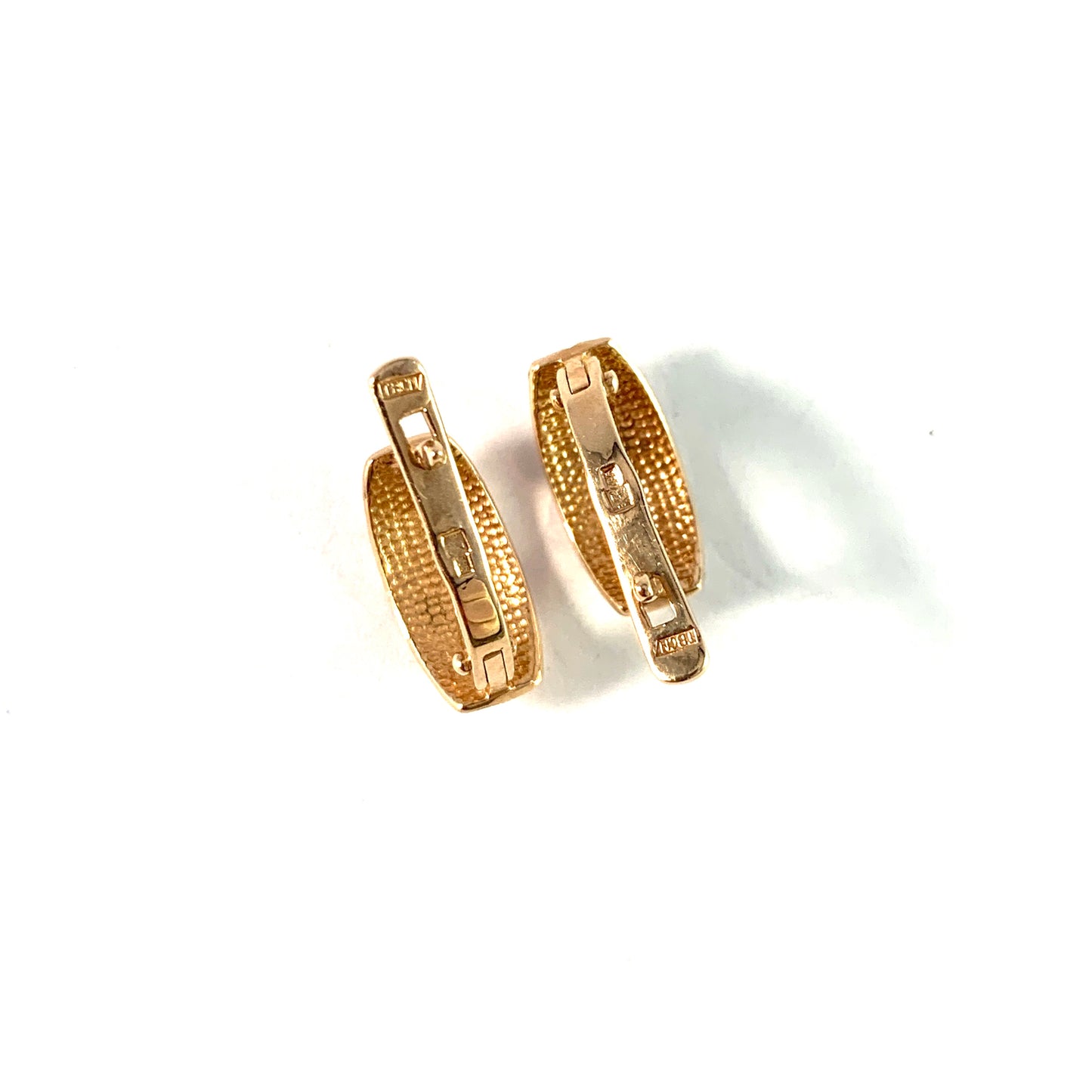 Poland. Vintage 14k Gold Earrings.