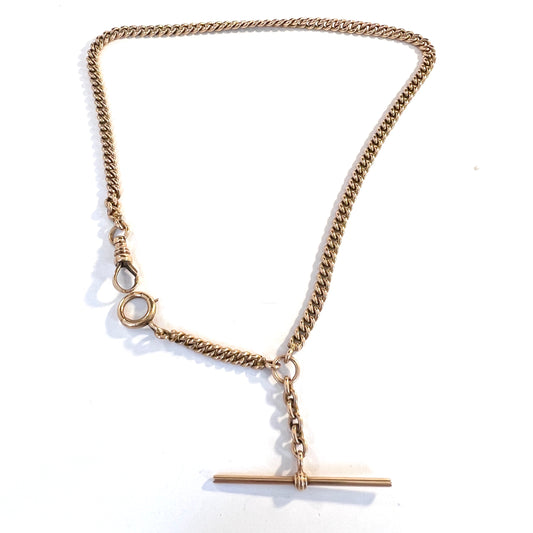 Antique c year 1900 14k Gold Albert Watch Chain. 22.5gram