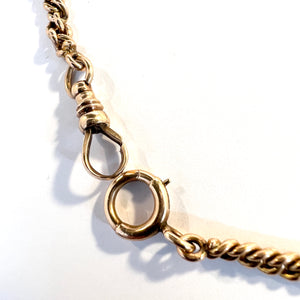 Antique c year 1900 14k Gold Albert Watch Chain. 22.5gram