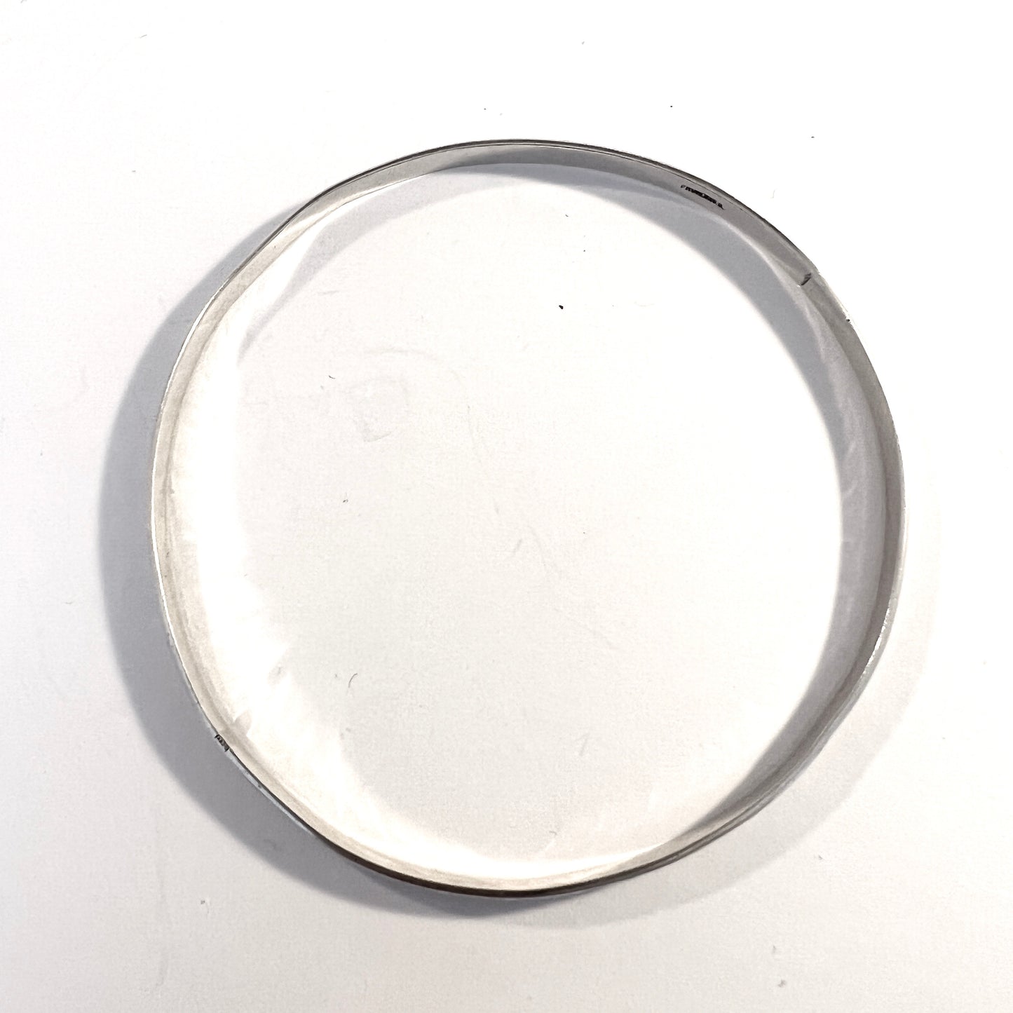 Niels Erik From, Denmark 1940-50s Sterling Silver Bangle Bracelet.