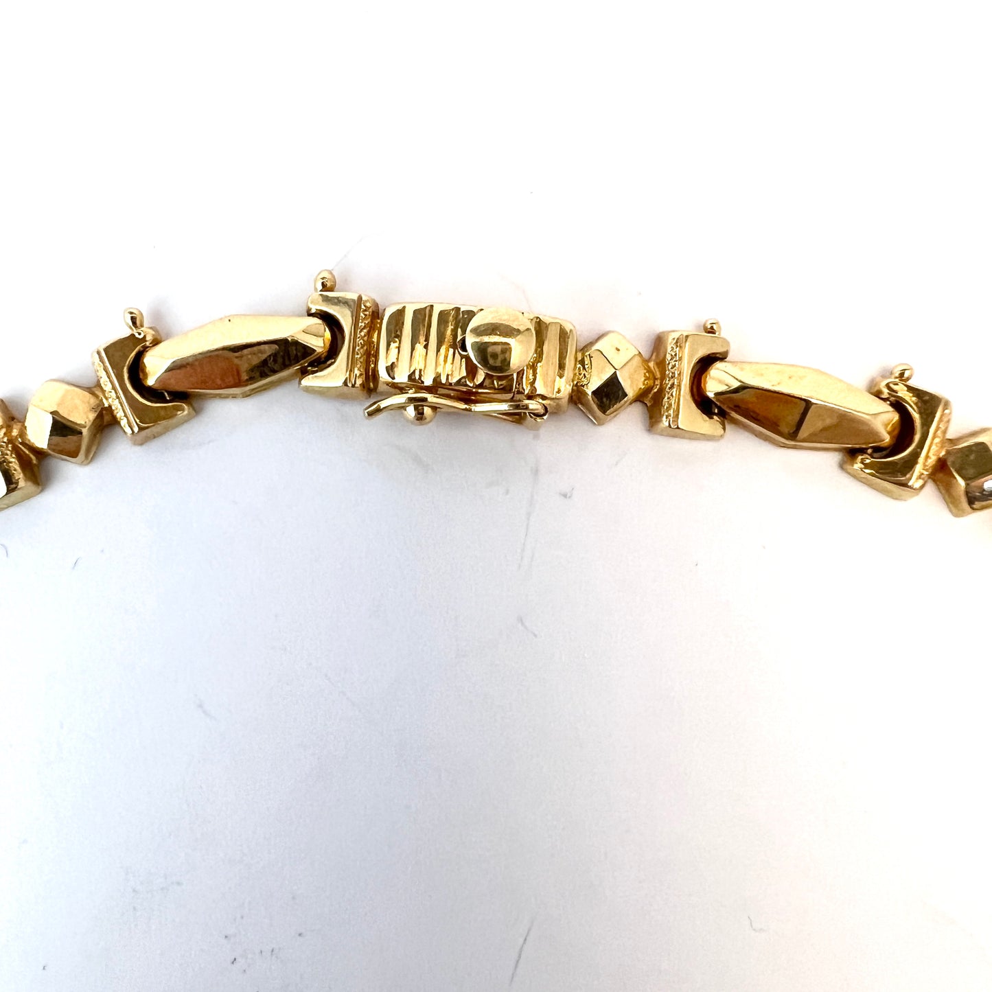 Frasson Amalia di Giulio, Vicenza Italy 1950s. Vintage 18k Gold Necklace.