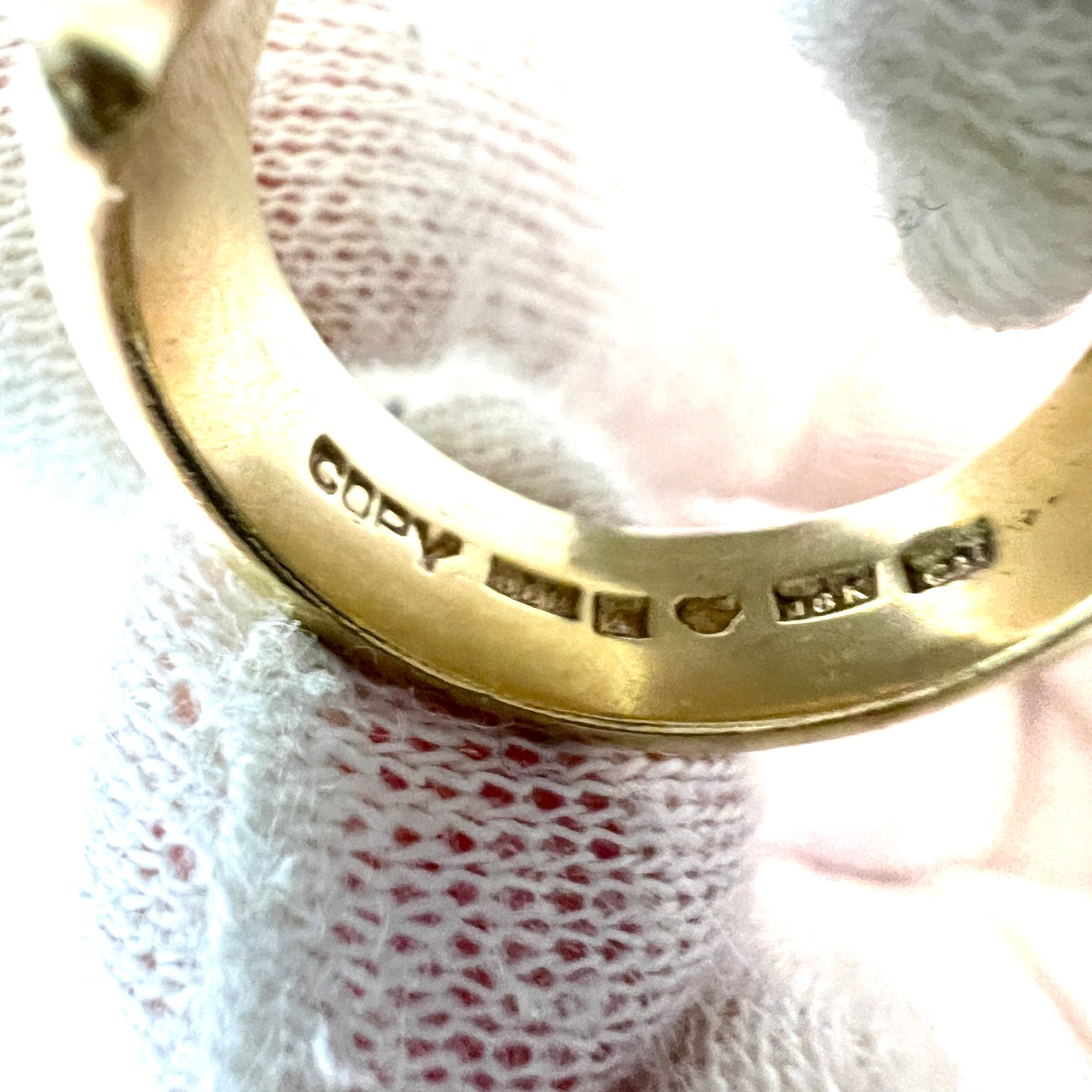Bengt Hallberg, Sweden. Vintage 18k Gold Viking Copy Ring. God Odin.