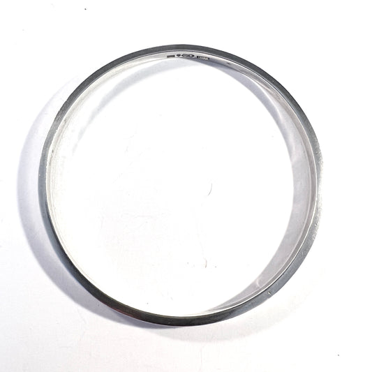 Isaac Cohen, Stockholm 1964. Vintage Sterling Silver Bangle Bracelet.