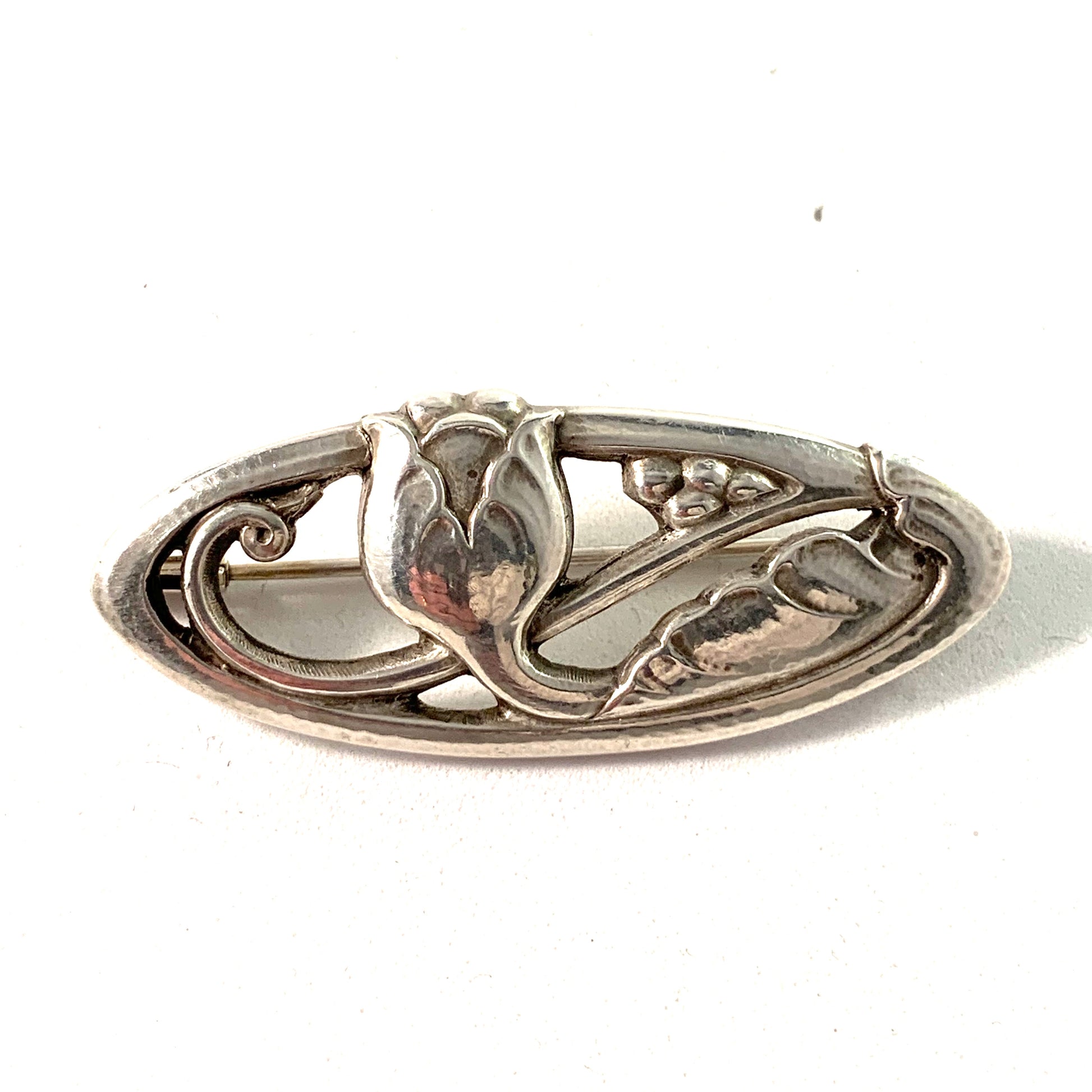 Georg Jensen 1933-44 Sterling Silver Brooch. Design no 178 