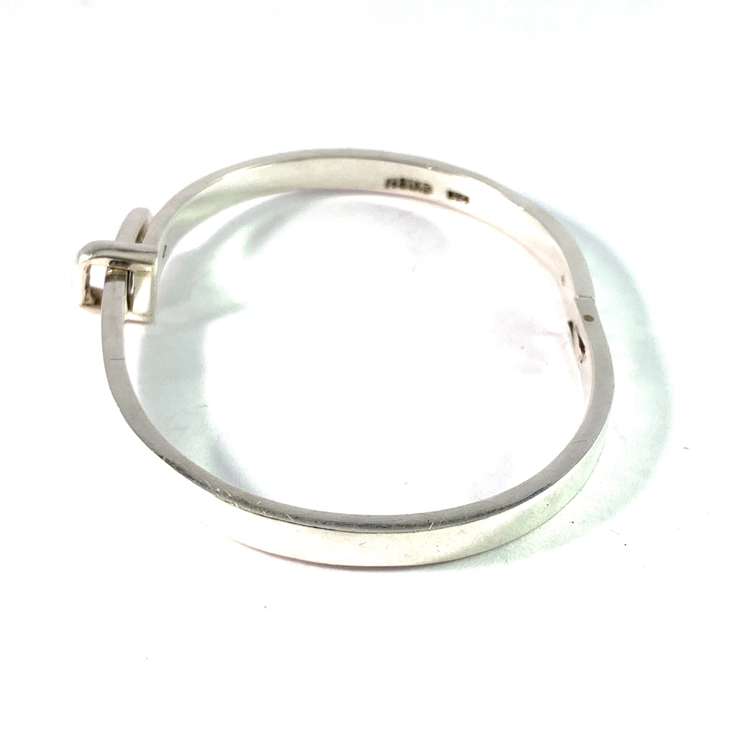 Pär Norling, Exign, Sweden Vintage Sterling Silver Buckle Bracelet