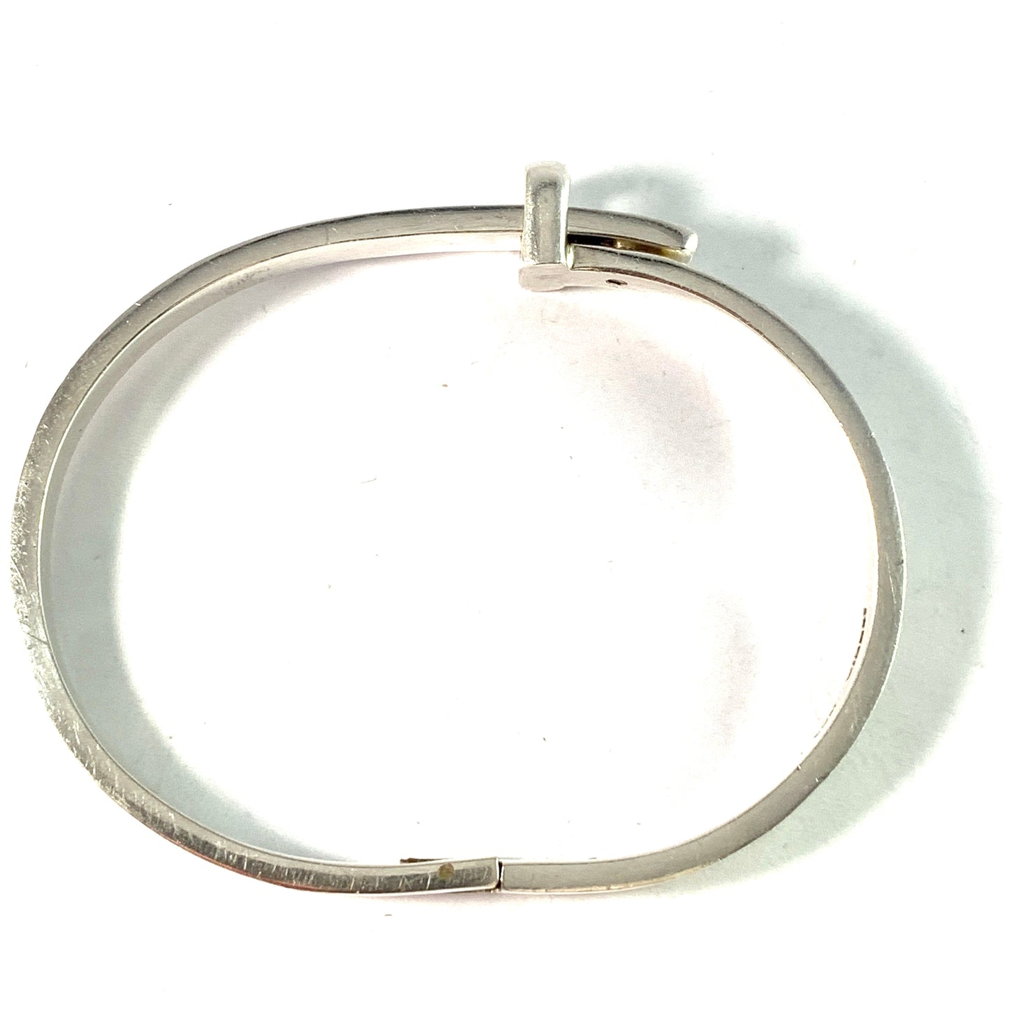 Pär Norling, Exign, Sweden Vintage Sterling Silver Buckle Bracelet