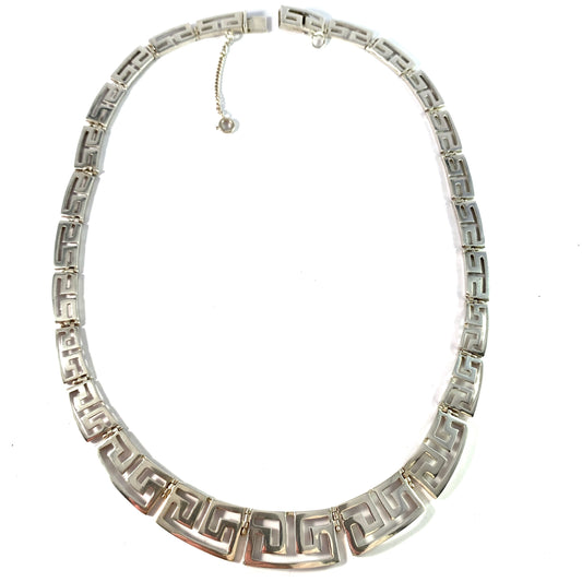 Zakynthos, Greece. Vintage Sterling Silver Necklace.