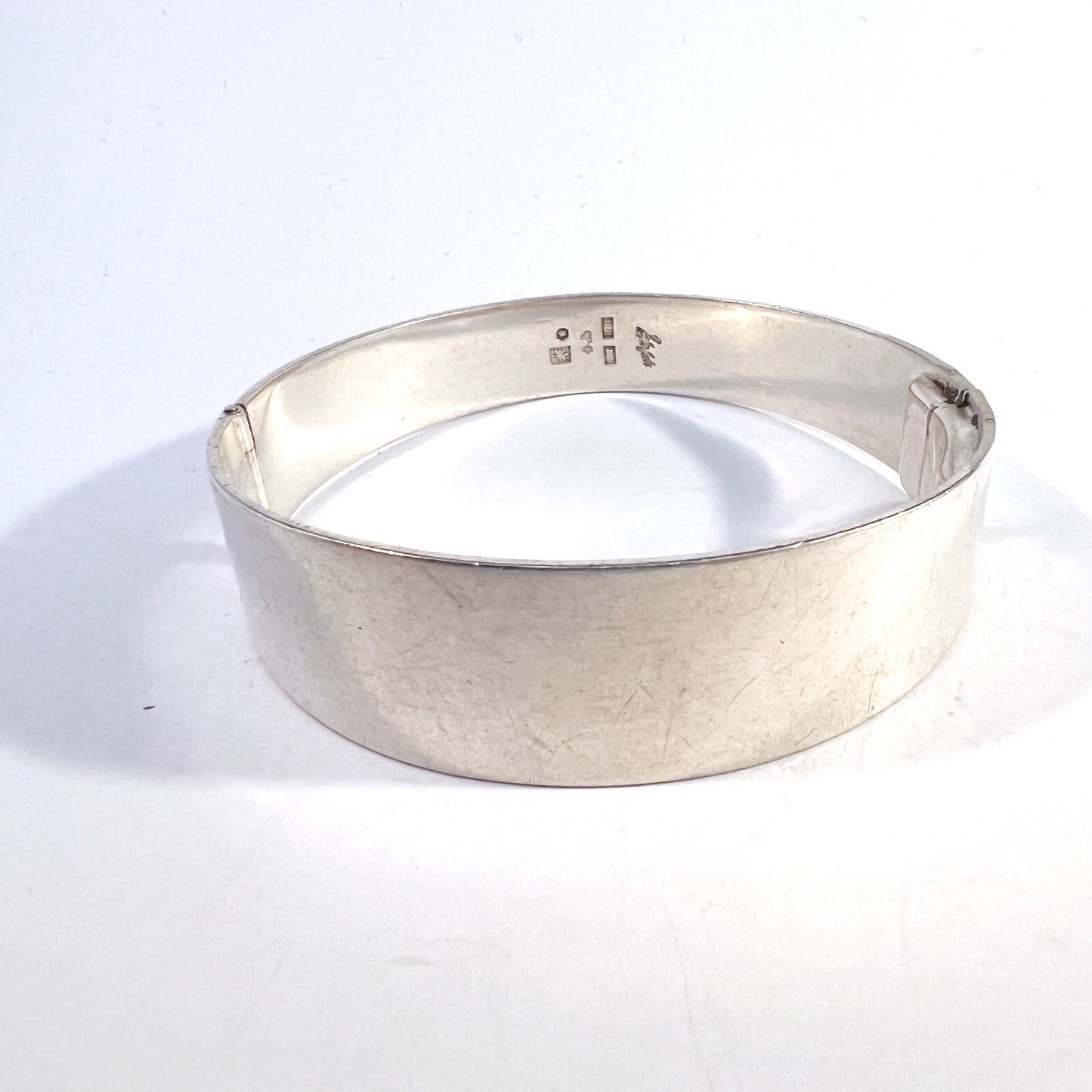 Sigurd Persson for Stigbert, Sweden 1948. Vintage Sterling Silver Bracelet.