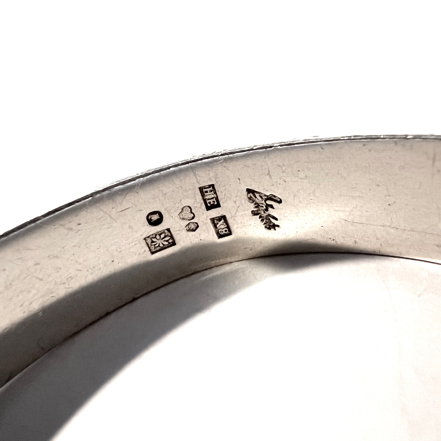 Sigurd Persson for Stigbert, Sweden 1948. Vintage Sterling Silver Bracelet.