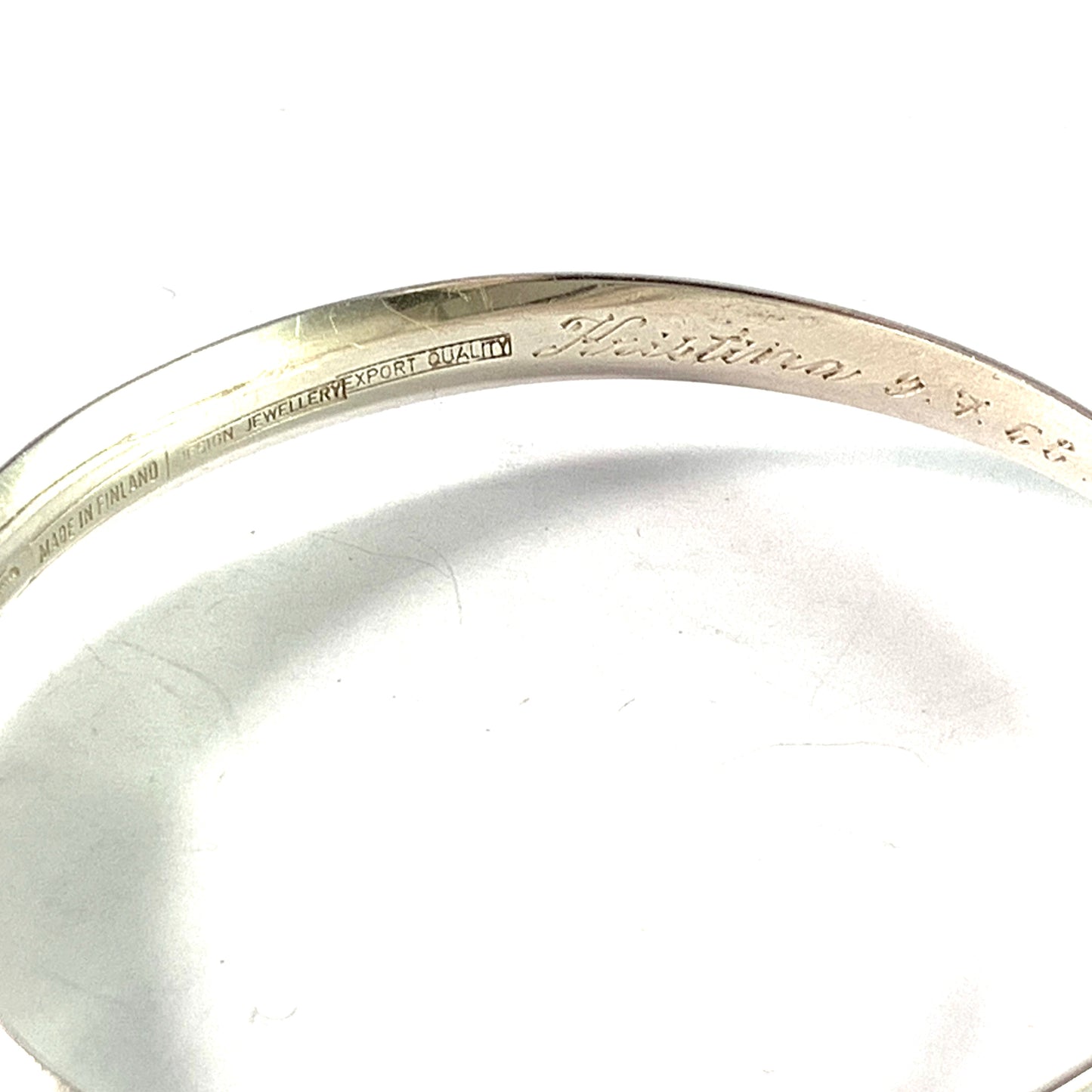 Erik Granit, Finland 1956. Vintage Sterling Silver Bracelet.