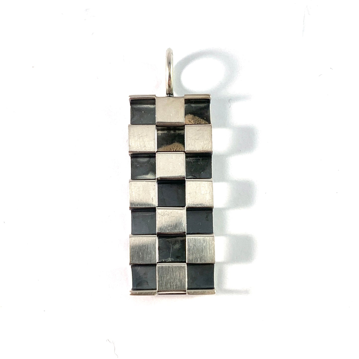 Elis Kauppi,  Kupittaan Kulta Finland 1950-60s Mid Century Modern Sterling Silver Pendant.