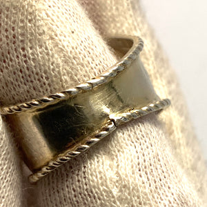 North Sweden year 1879. Antique Solid Silver Traditional Sami Laplander Ring.