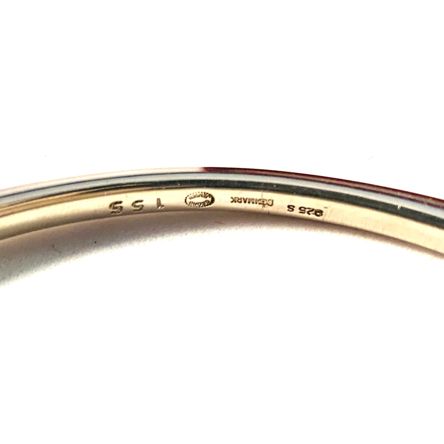 Nanna Ditzel for Georg Jensen Design 155 Vintage Sterling Bangle. Boxed.