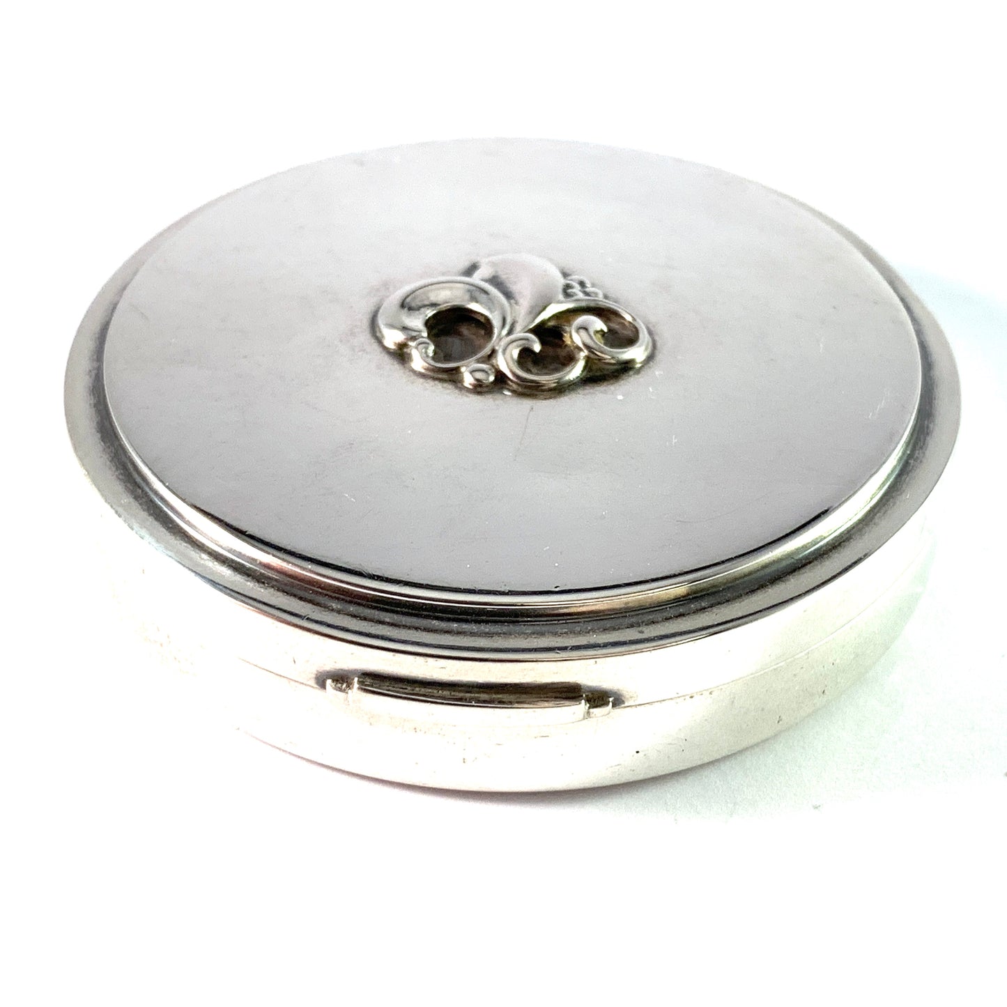 Georg Jensen, Denmark 1933-1944 Sterling Silver Trinket Box.