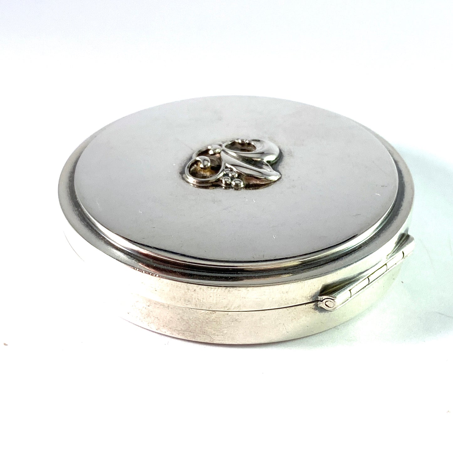 Georg Jensen, Denmark 1933-1944 Sterling Silver Trinket Box.