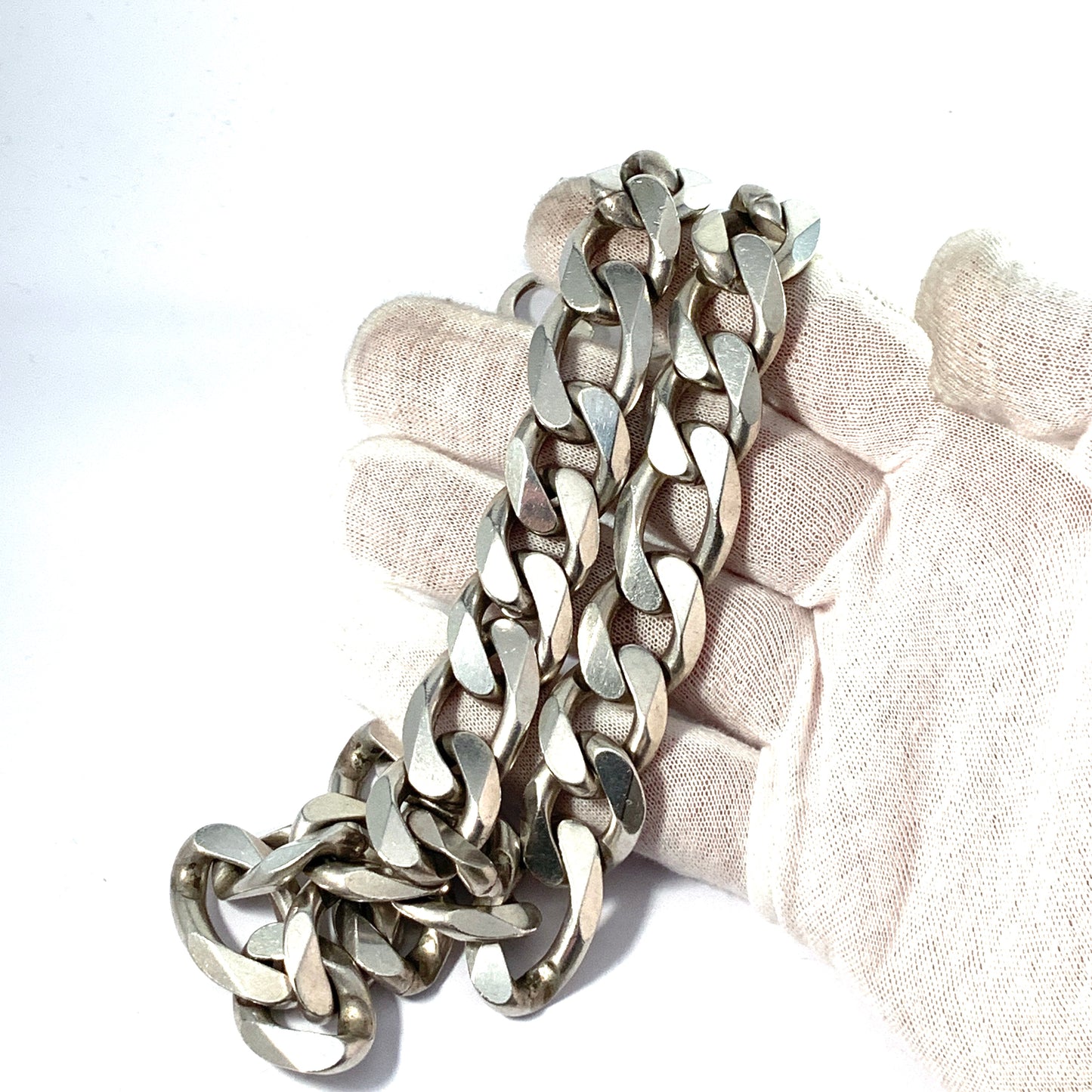 Vintage Massive 11oz / 0.3kg Sterling Silver Chain Necklace.