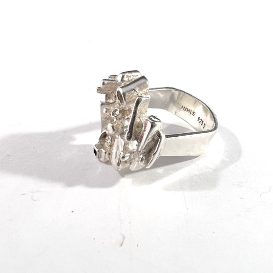 Juhls Kautokeino, Norway Vintage Sterling Silver Ring