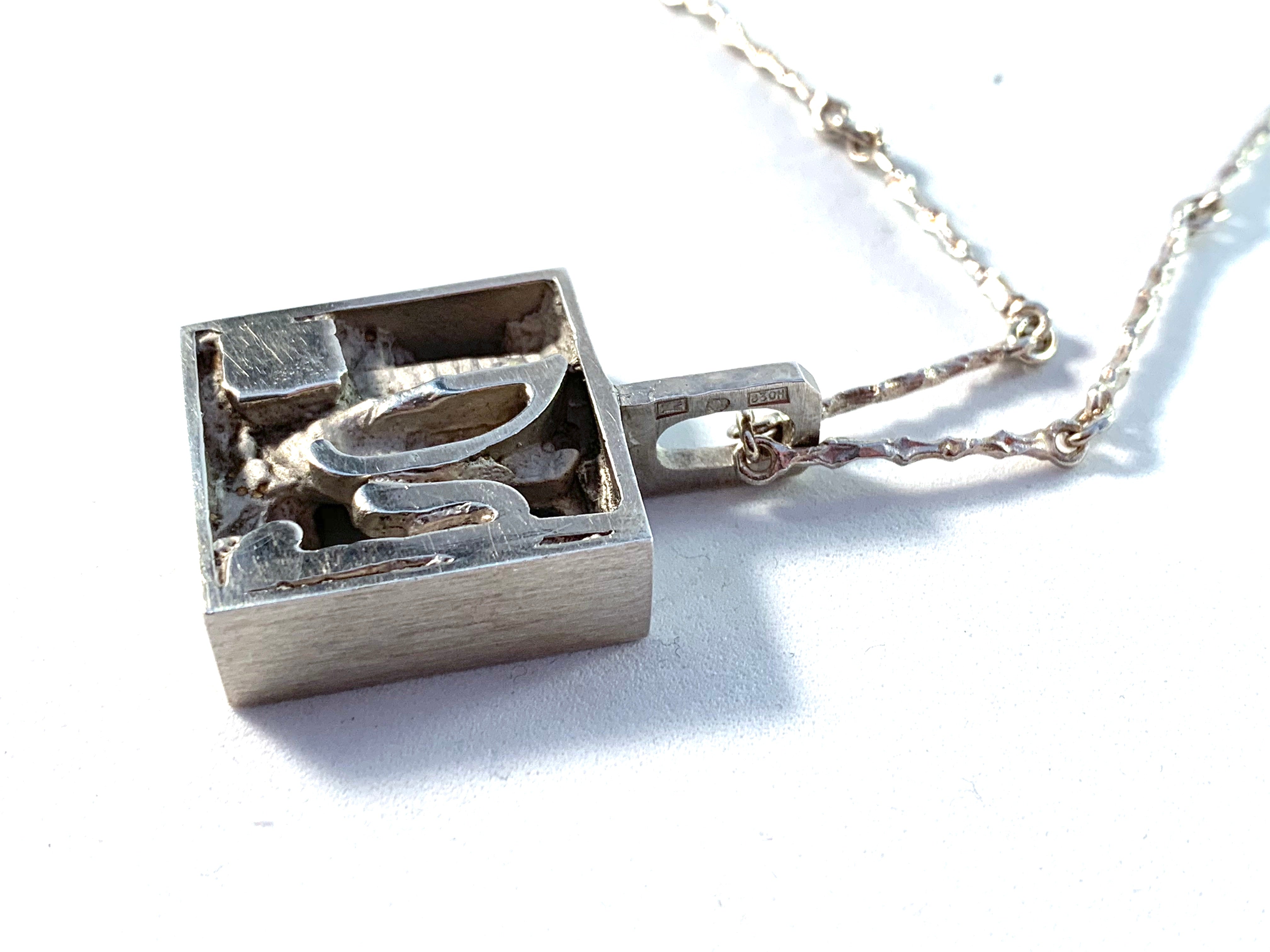 Jorma Laine for Kultateollisuus Finland Vintage Chunky Silver