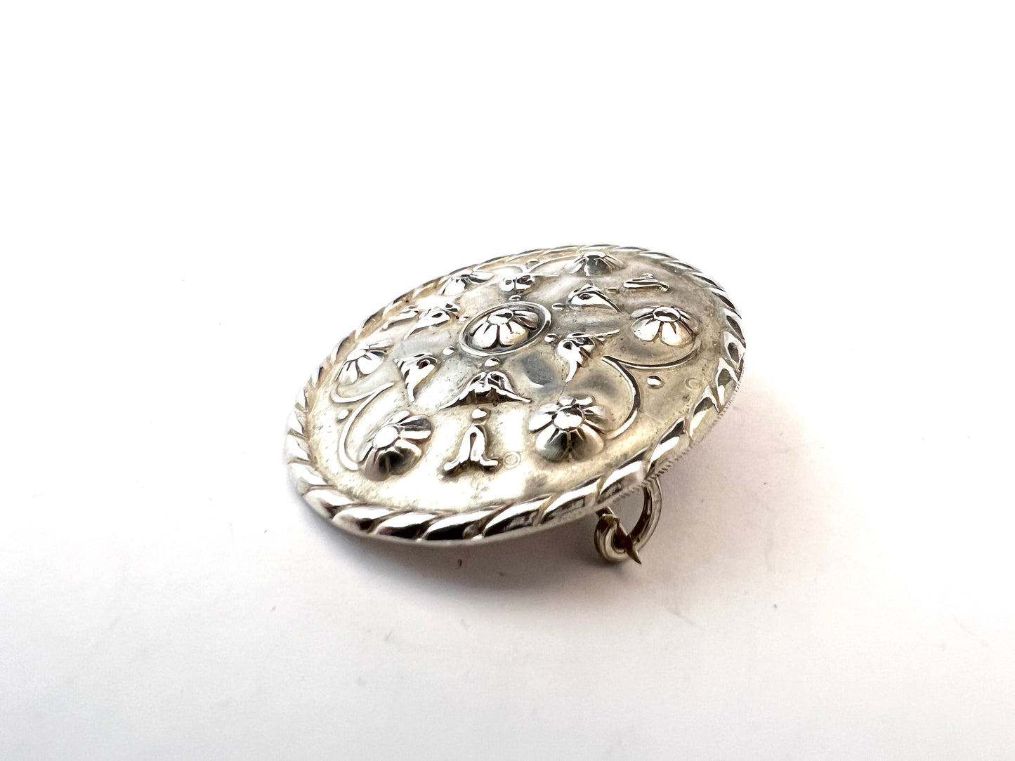 Andresen & Scheinpflug, Norway c 1950s. Vintage Solid Silver Brooch.