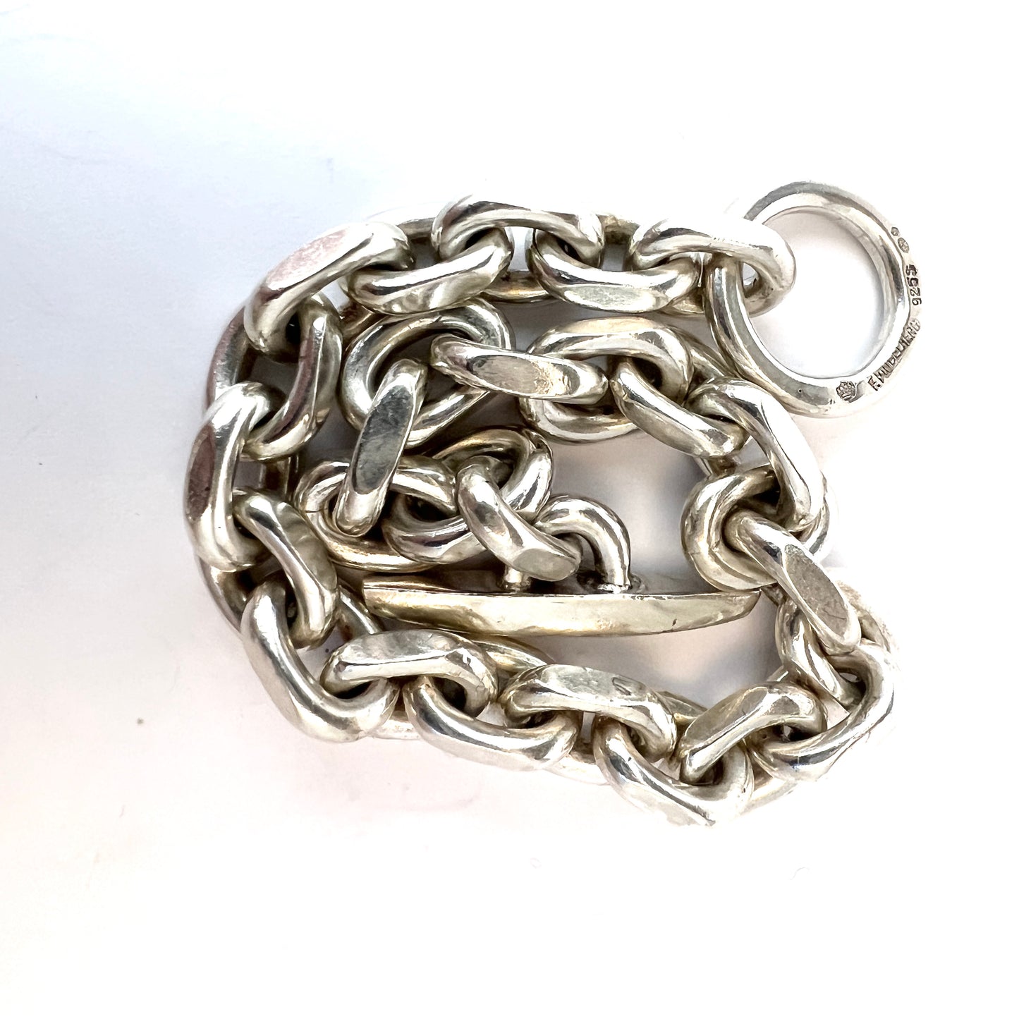 Franz Hingelberg, Denmark. Vintage Sterling Silver Bracelet.