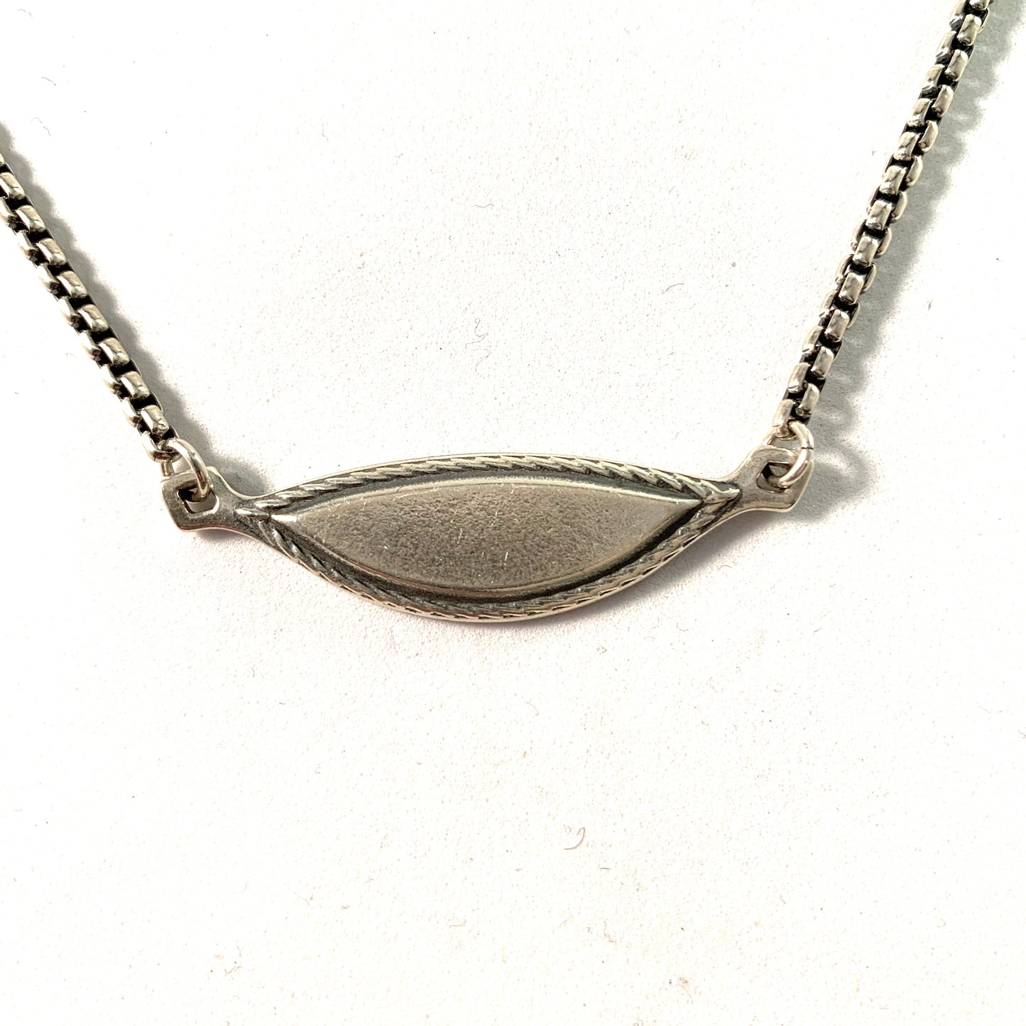 Kalevala Koru, Finland Vintage Sterling Silver Necklace.