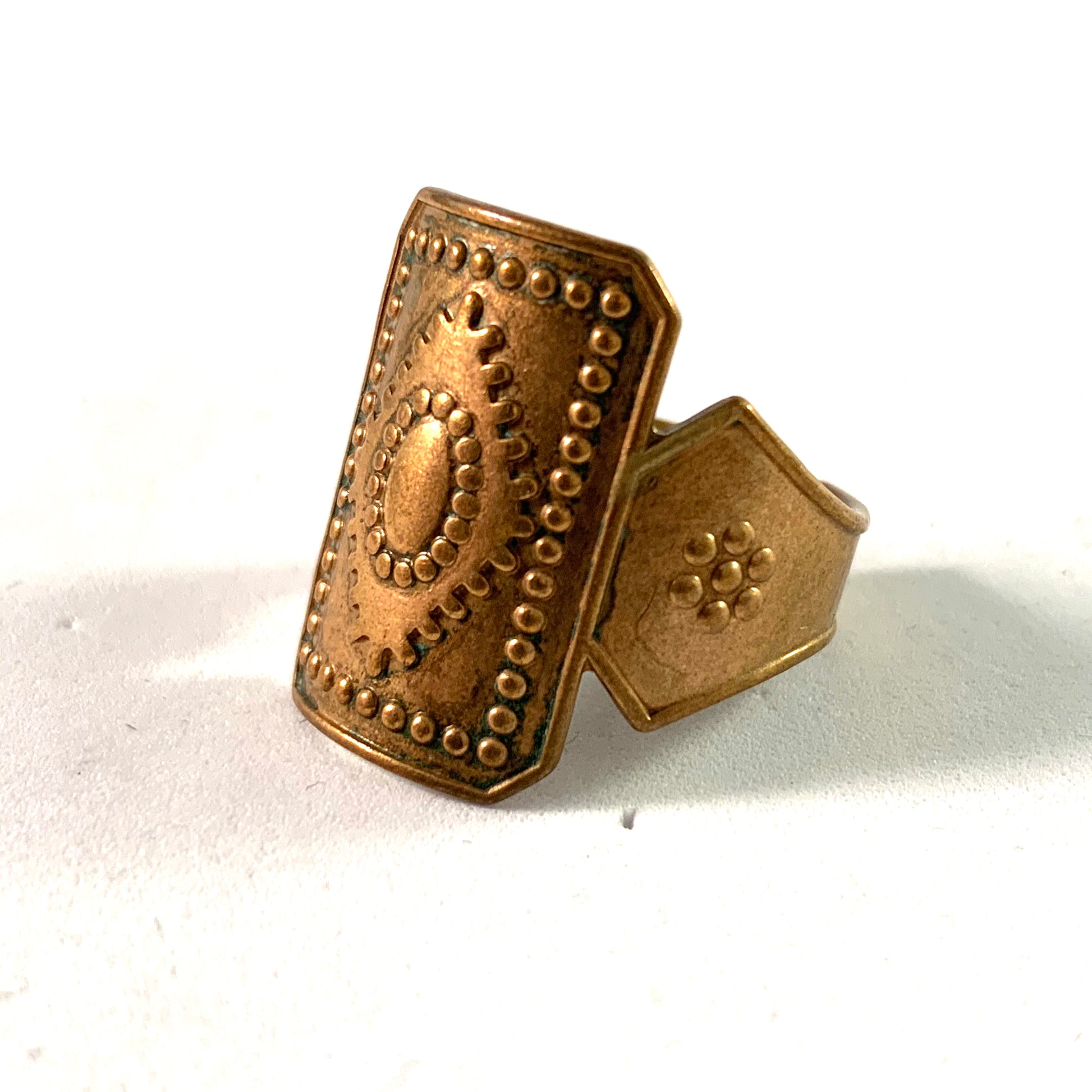 Kalevala Koru, Finland Vintage Bronze Ring.