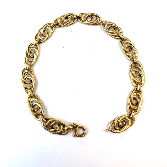 G Dahlgren, Sweden c 1920s. 18k Gold Bracelet.