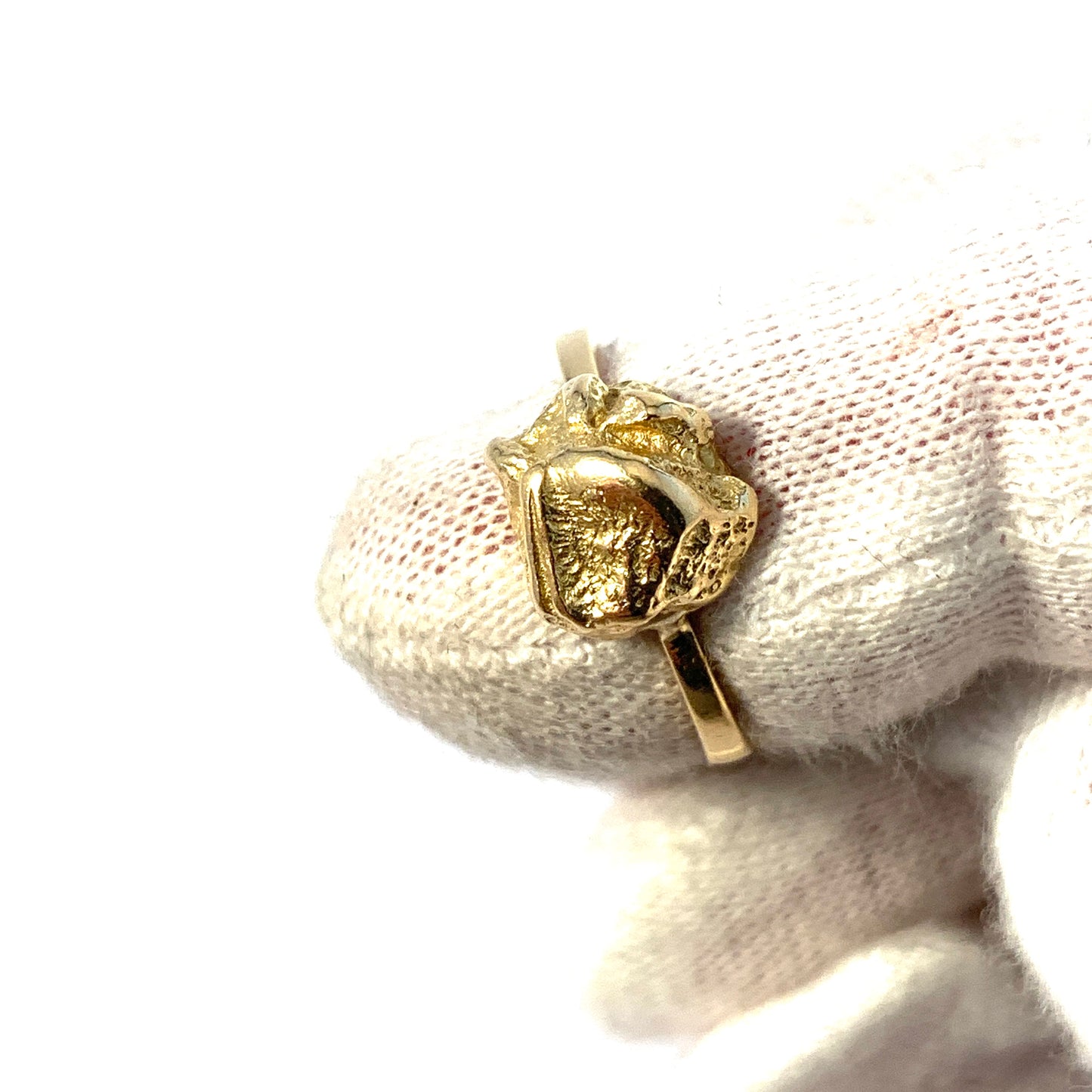 Björn Weckström for Lapponia Finland. Vintage 18k Gold Ring. Design: Yellow Rose.