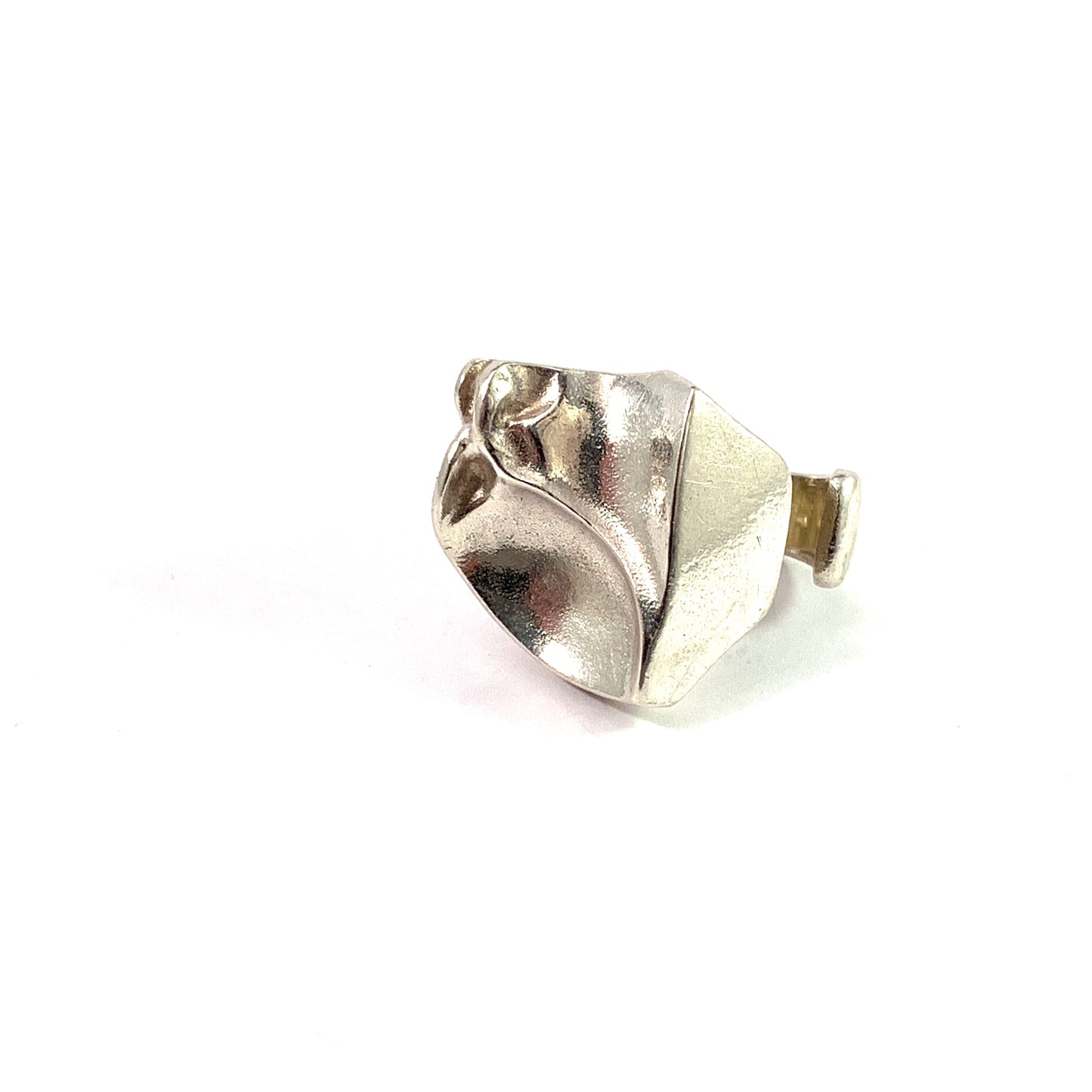 Bjorn Weckstrom, Lapponia, Finland 1978. Vintage Sterling Silver Ring. Design: Sagitta