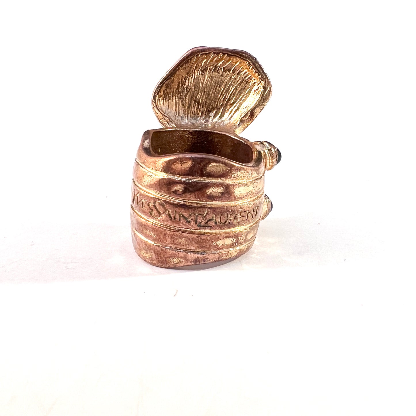 Yves Saint Laurent, Vintage Costume Jewelry Ring. "Arty"