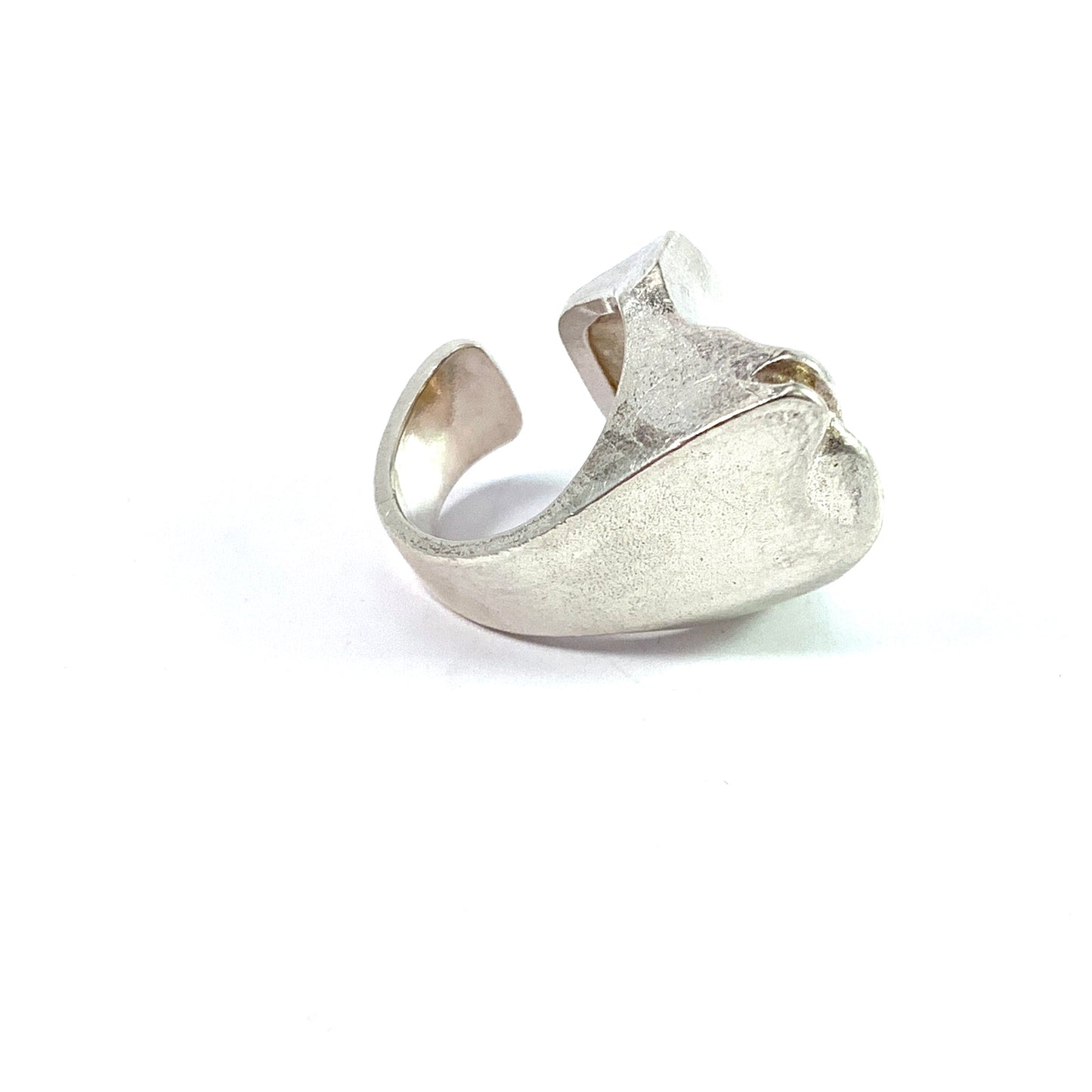 Bjorn Weckstrom, Lapponia, Finland 1978. Vintage Sterling Silver Ring. Design: Sagitta