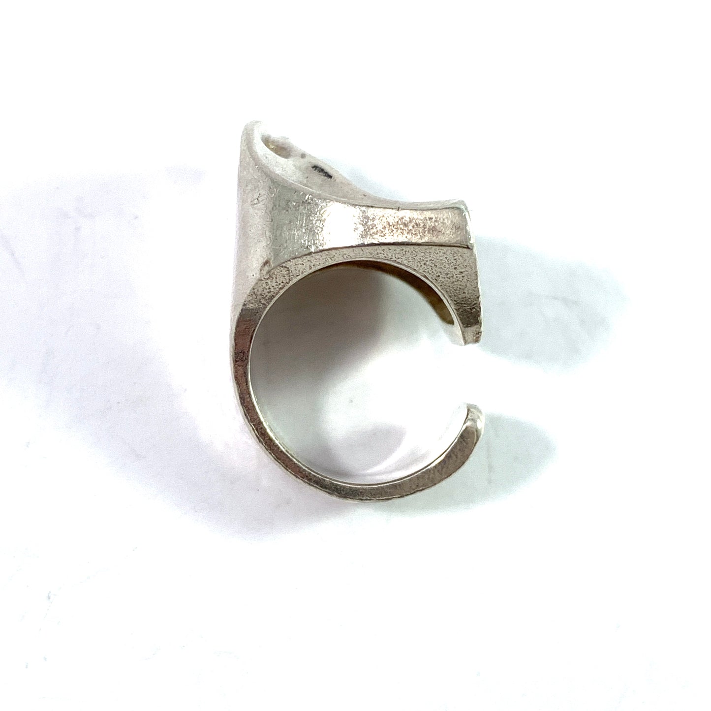 Bjorn Weckstrom, Lapponia, Finland 1978. Vintage Sterling Silver Ring. Design: Sagitta