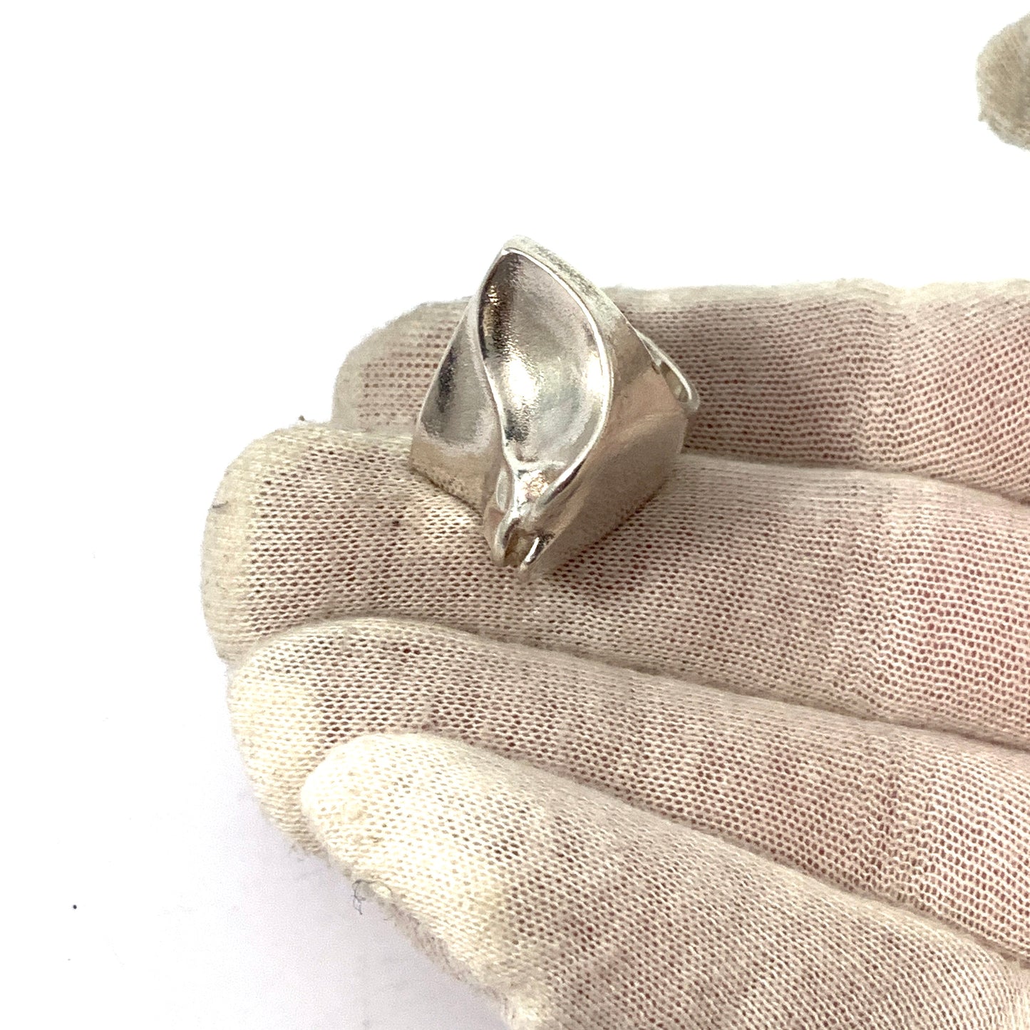 Bjorn Weckstrom, Lapponia, Finland 1978. Vintage Sterling Silver Ring. Design: Sagitta