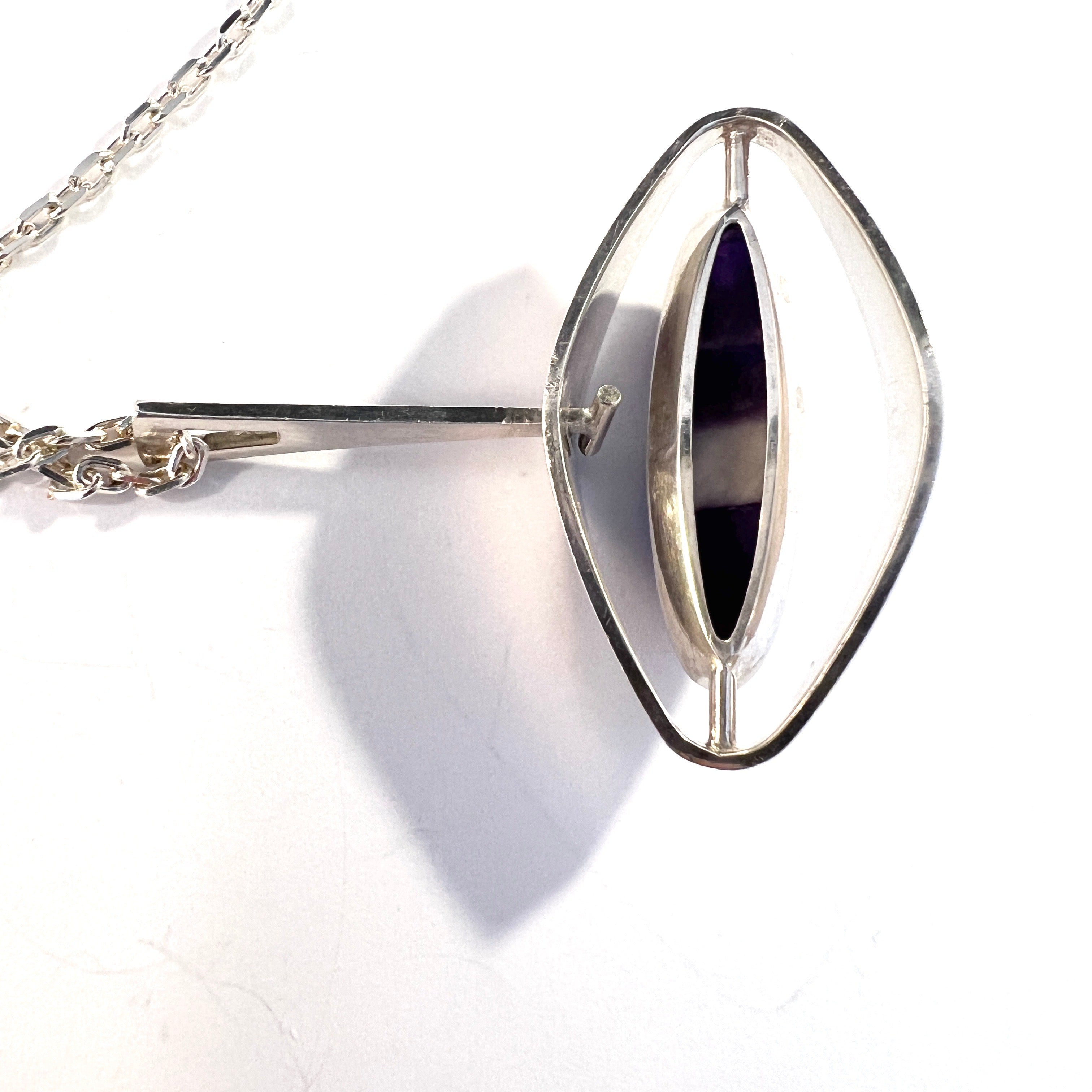 Elis Kauppi, Kupittaan Kulta Finland 1962. Solid Silver Amethyst