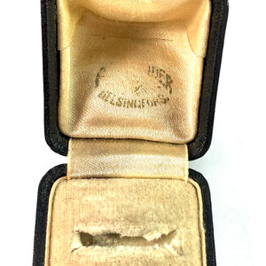 Helsinki, Finland early 1900s. Vintage or Antique Ring Box.