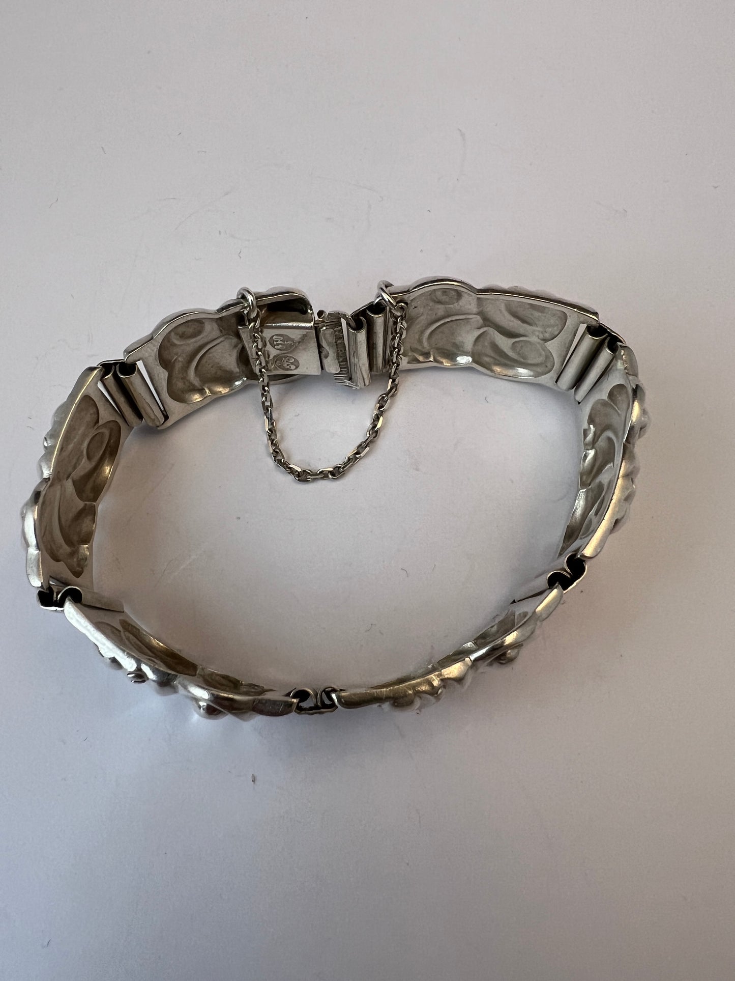 David-Andersen, Norway 1940-50s. Solid 830 Silver Bracelet.