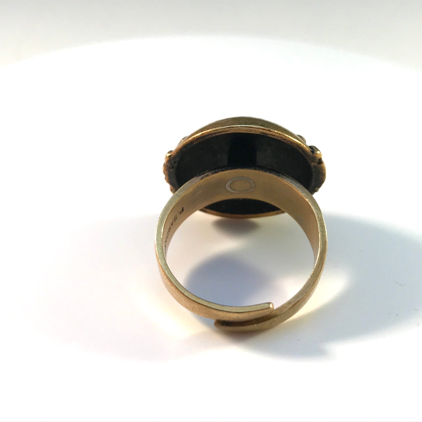 Pentti Sarpaneva Finland 1960-70s Bronze Adjustable Size Ring.