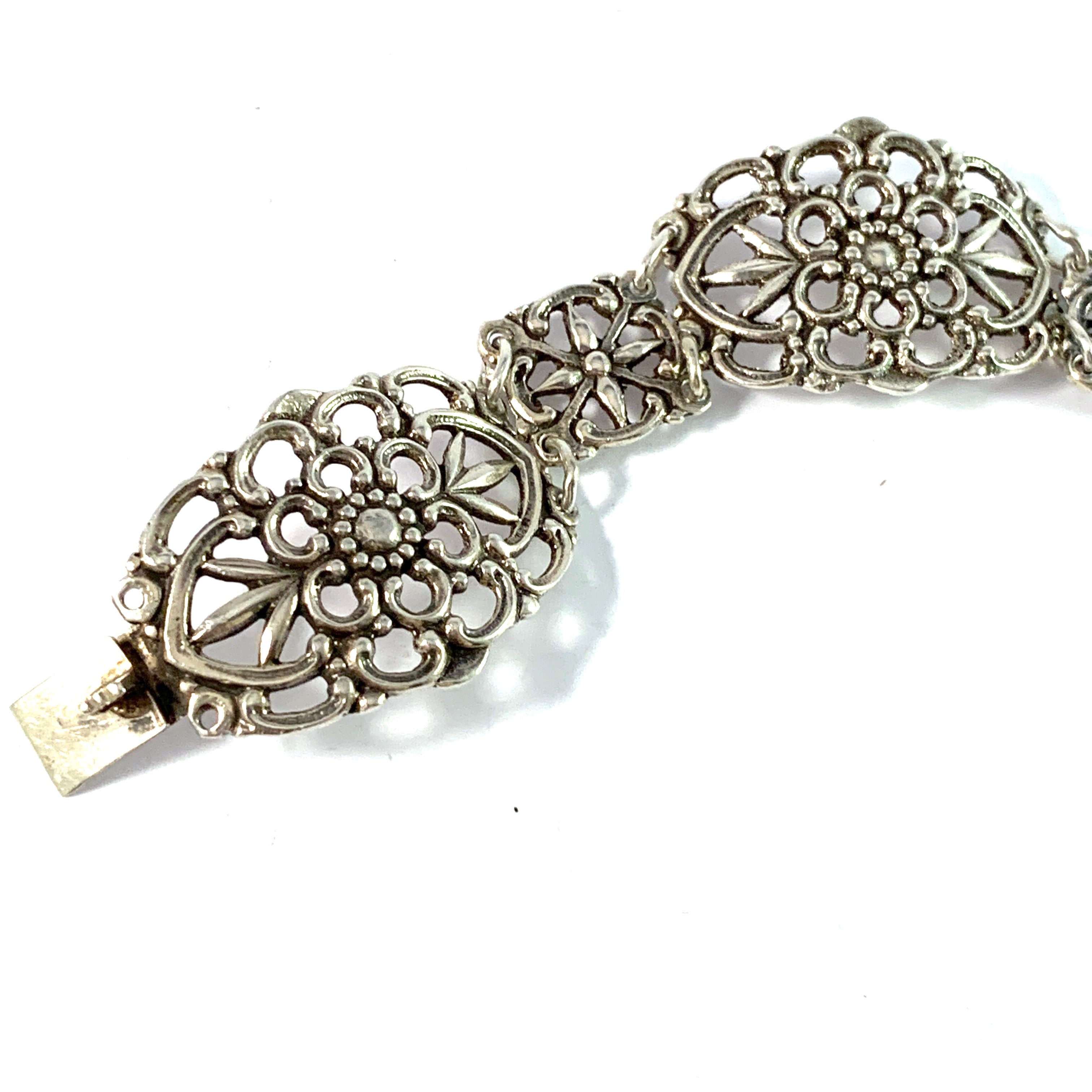 Denmark c 1950s. Vintage Solid 830 Silver Bracelet. – T Niklasson