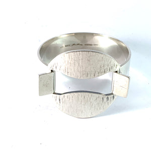 Bent Gabrielsen for Hans Hansen, Denmark 1960s. Bold Sterling Silver Bracelet. Design 259