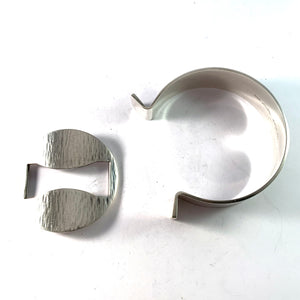 Bent Gabrielsen for Hans Hansen, Denmark 1960s. Bold Sterling Silver Bracelet. Design 259