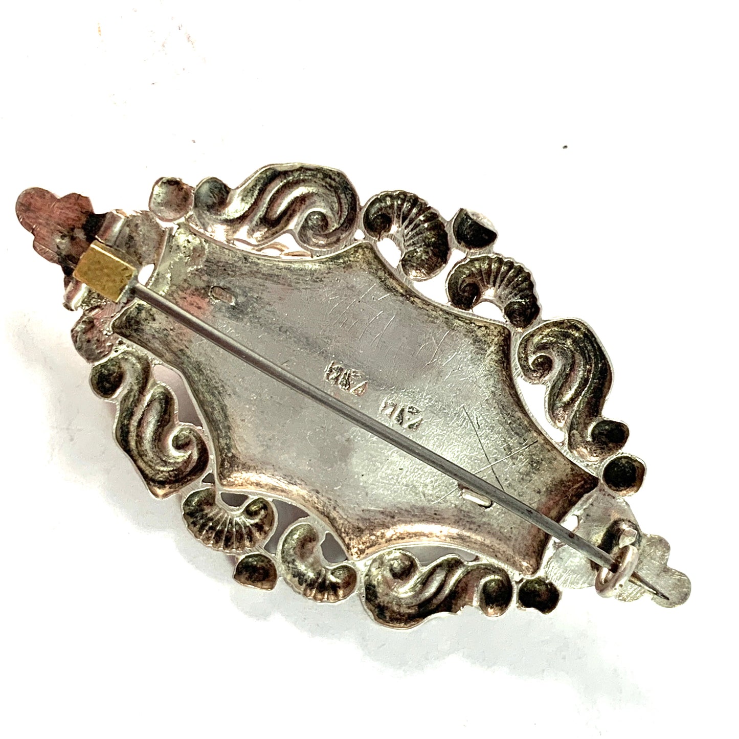 Adam Berling, Sweden 1804-32. Georgian Solid Silver Brooch.