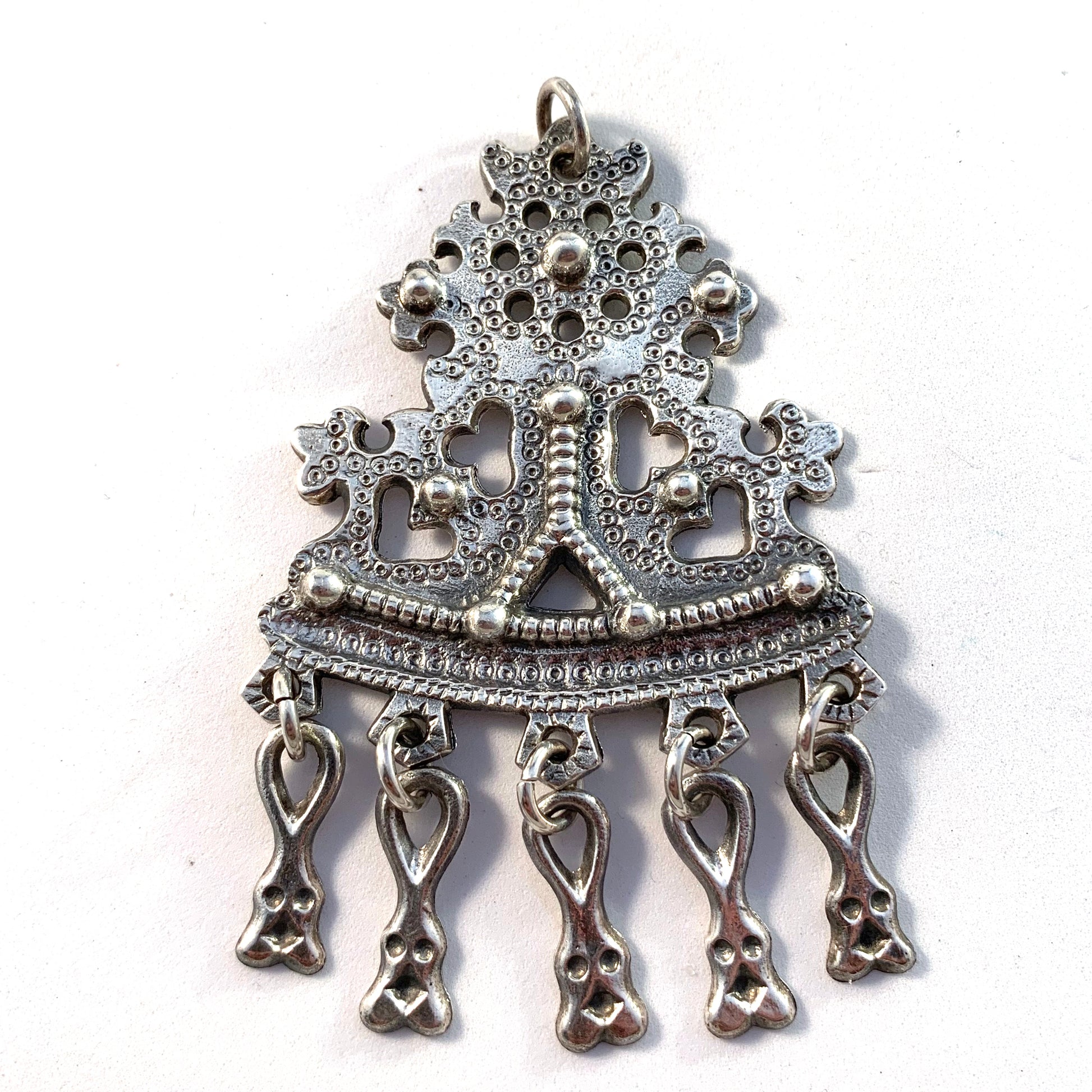 Kalevala koru silver pendant