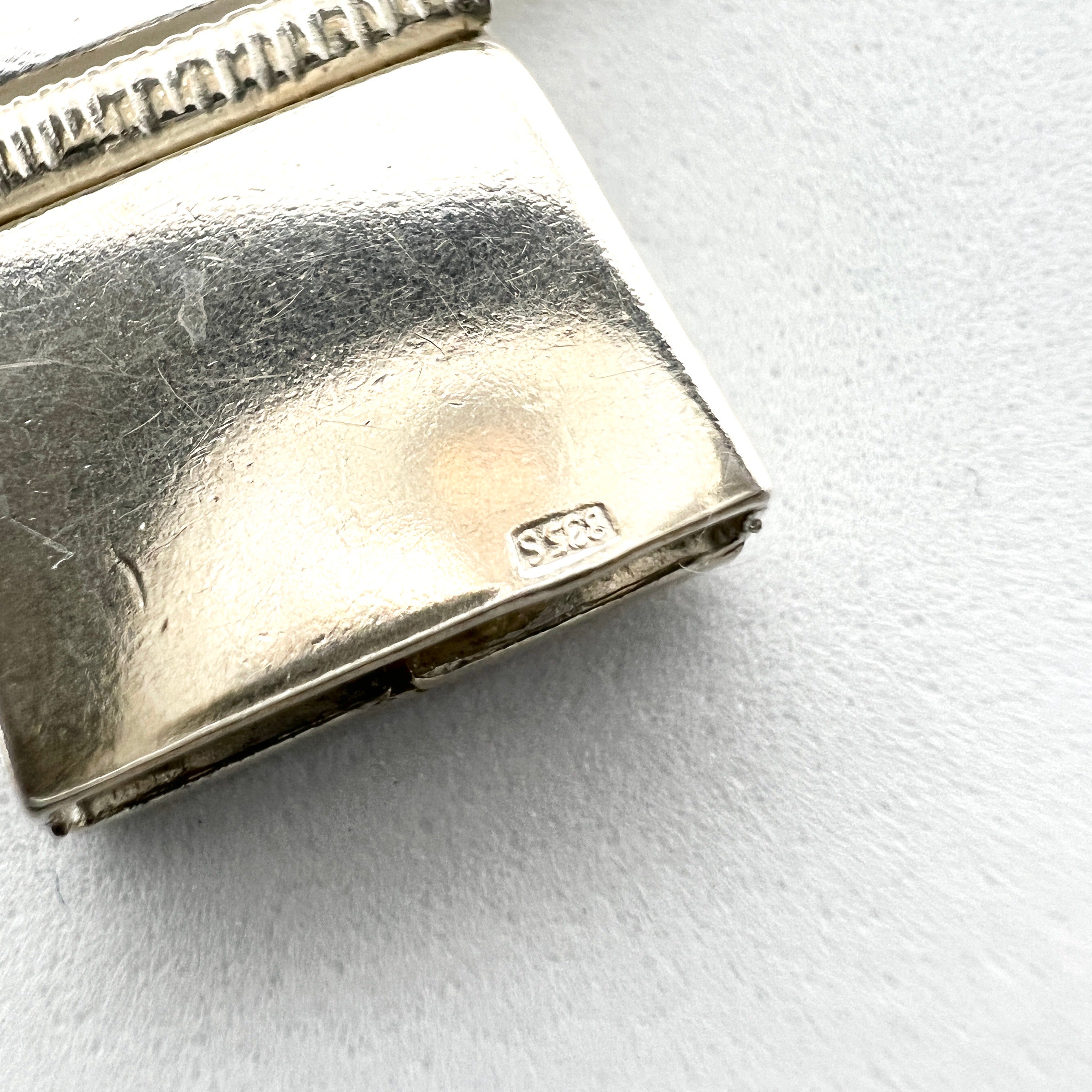 1940 年代頃のドイツ製。ヴィンテージ 835 シルバー ブレスレット
