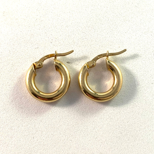 Vintage Mid Century 14k Gold Earrings.