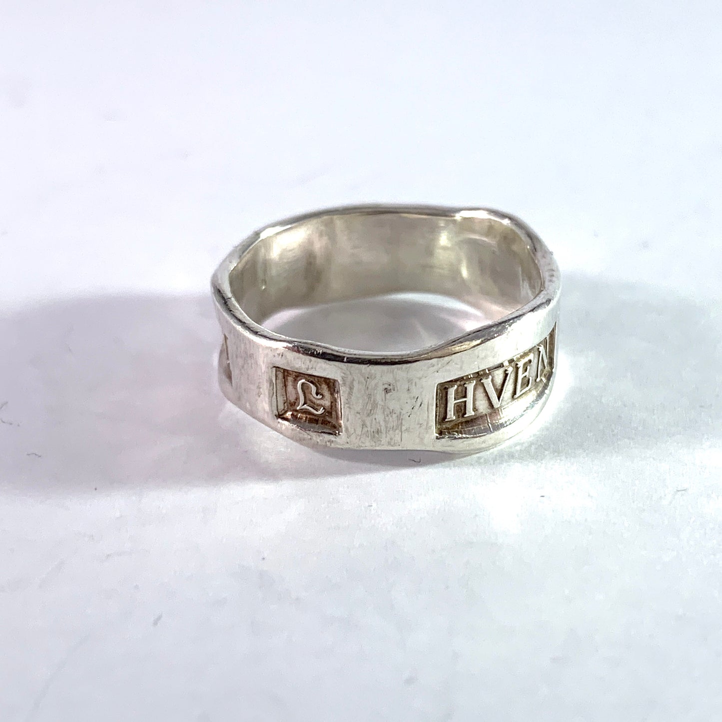 Silversmedjan på Hven (Owe Johansson), Sweden. Vintage Sterling Silver Ring.