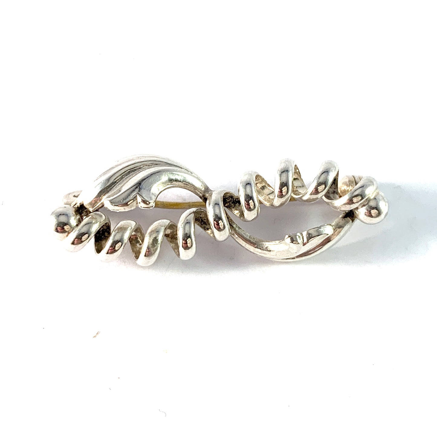 Niels Erik From, Denmark 1950s. Sterling Silver Brooch.