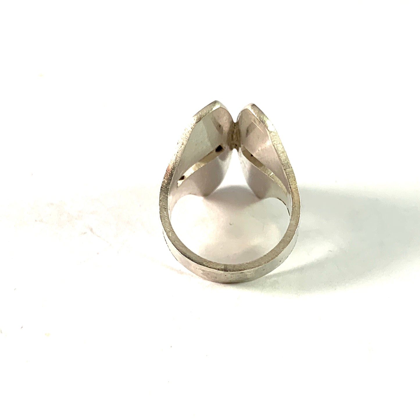 Age Fausing, Denmark 1960s. Vintage Modernist Sterling Silver Ring.
