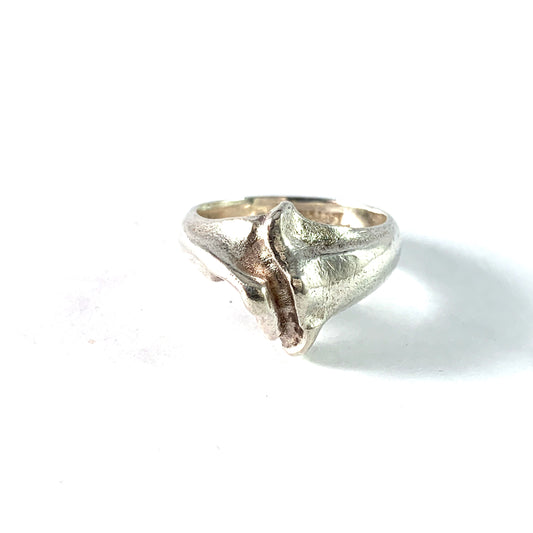 Lapponia, Finland 1986. Vintage Sterling Silver Ring.